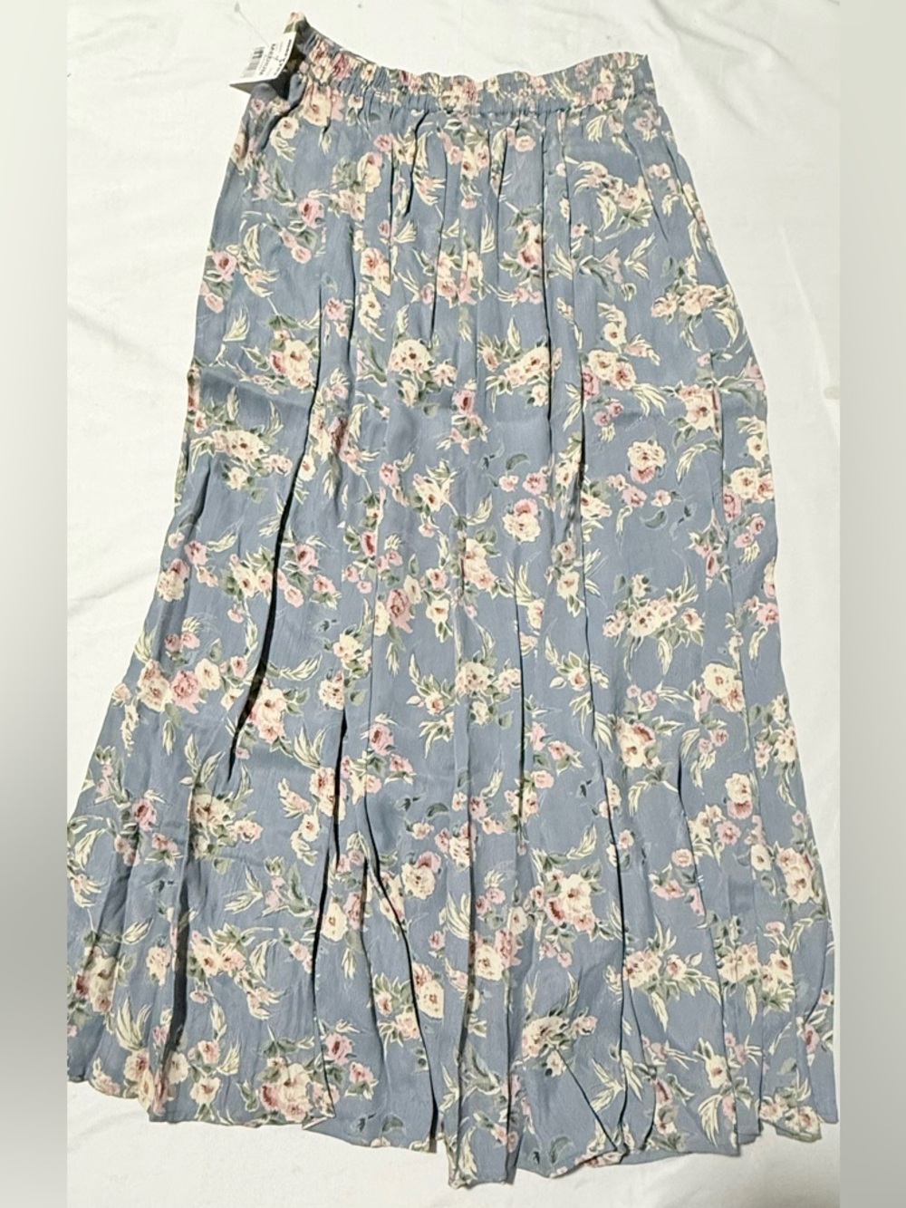 Vintage T.L.H. Women’s Floral Button Down Elastic Back Size Medium Skirt NWT - Picture 8 of 10